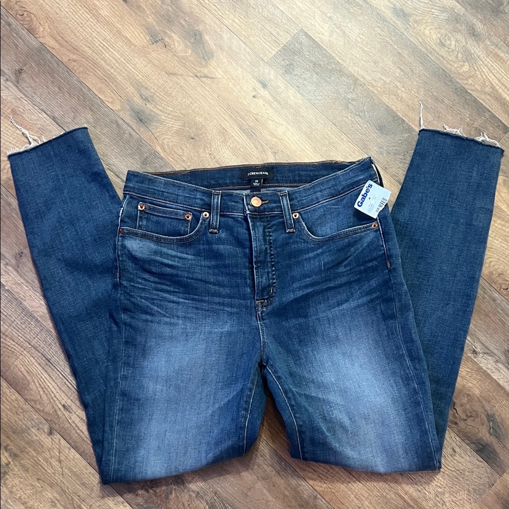 NWT J.Crew high rise toothpick Denim Jeans sz 29